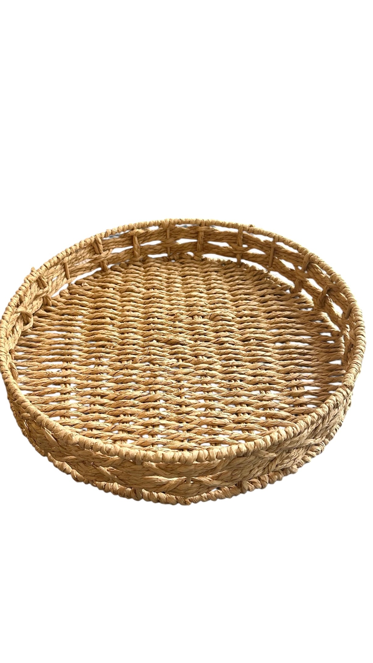 Nos5356- tray / wicker