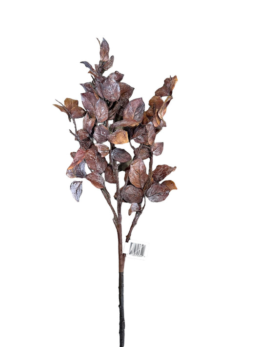 GRE034DKBR Rose Leaf Spray