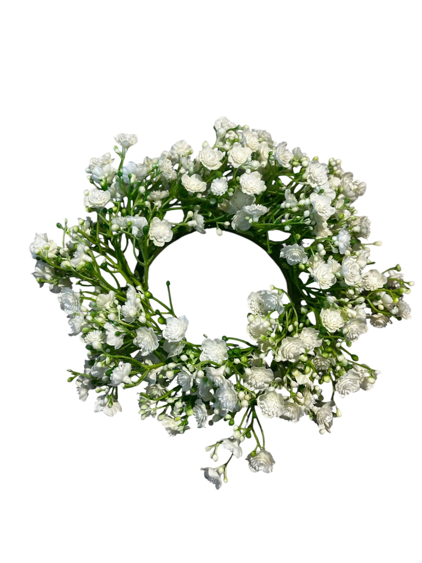 FL3009- Baby’s Breath candle wreath