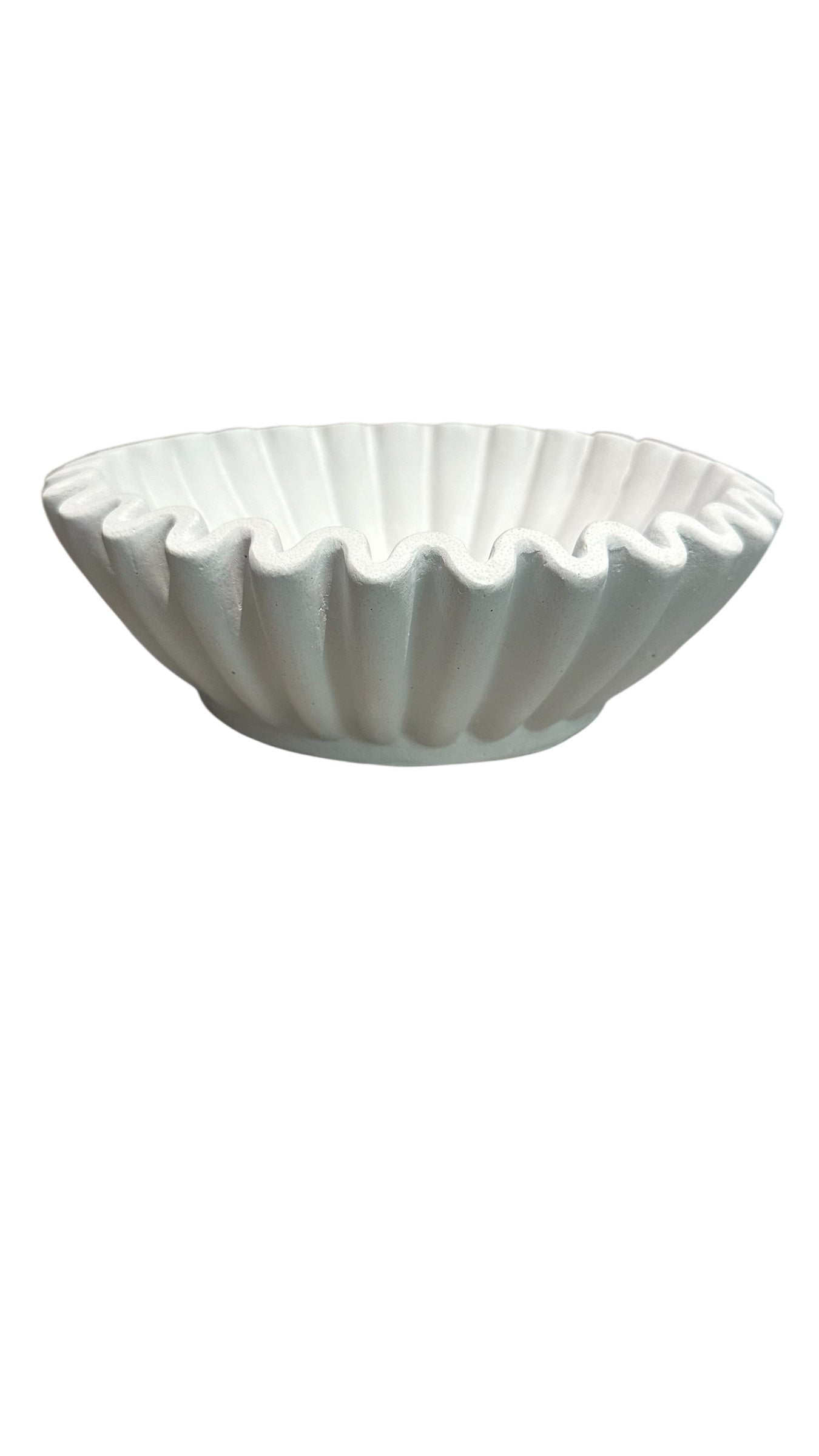 Nos3497- shell dish / white