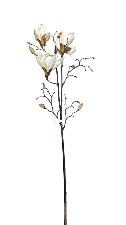 P0403- magnolia spray / white