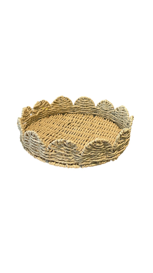 Nos3459- Tulip Tray / wicker