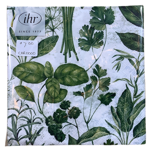 CAR0000 Lunch Napkin/ Herbs